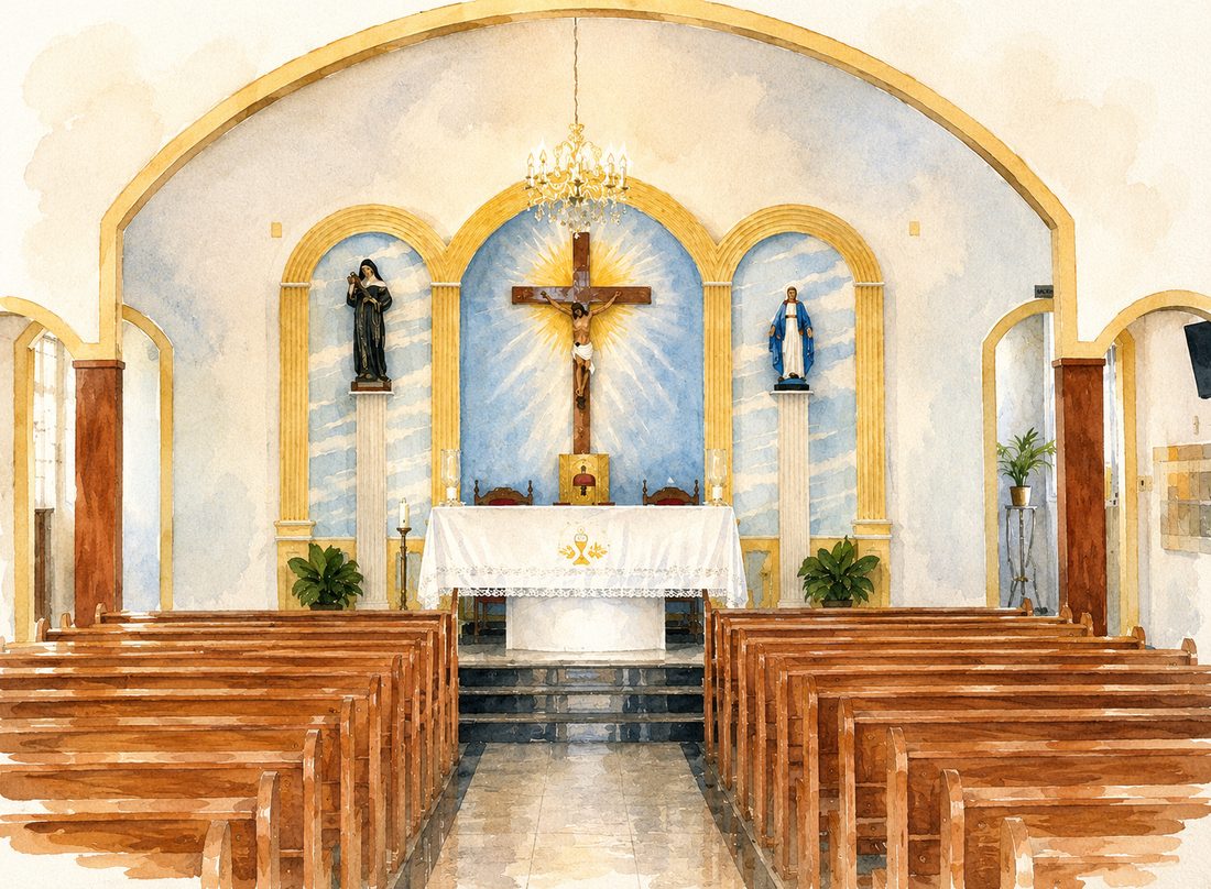 Interior da igreja
